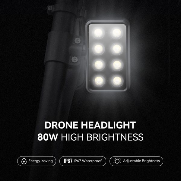 New Release EFT 80W high brightness drone spotlight 30mm/…
